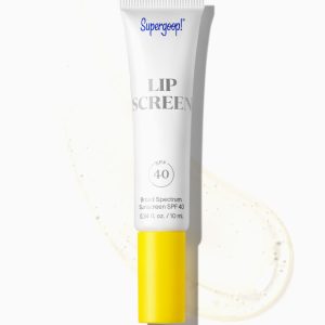 Supergoop! Lipscreen SPF 40 0.34oz - Clear, Non-Sticky Lip Gloss Sunscreen with Broad Spectrum Protection